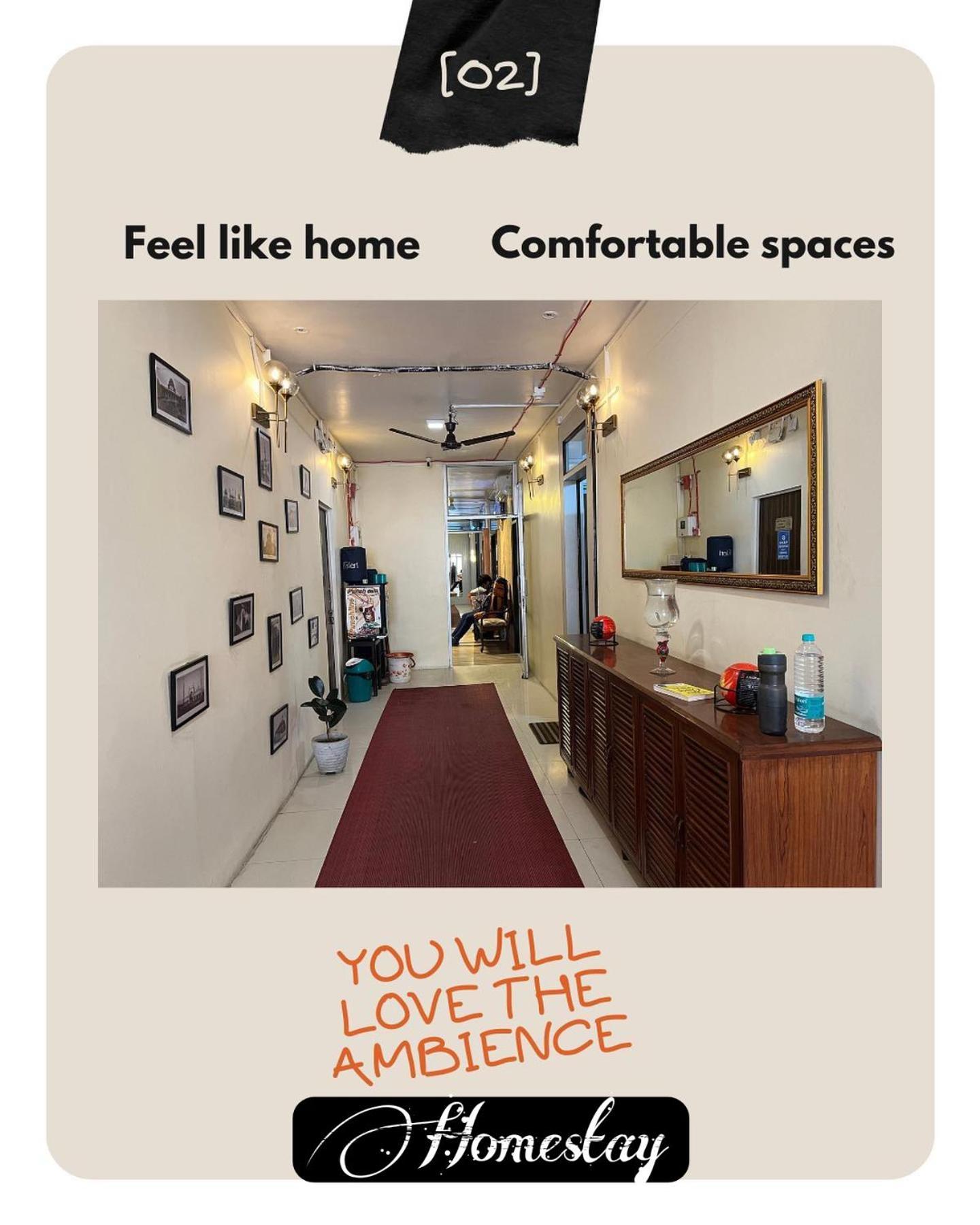 Homestay Ac Dormitory New Delhi Bagian luar foto
